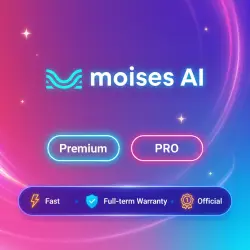 Moises AI Premium/PRO 1-12M | Upgrade | + Warranty