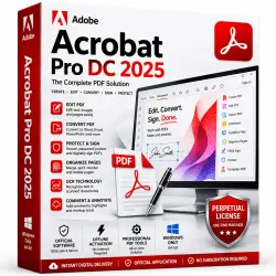 Adobe Acrobat Pro DC 2025 Professional | Perpetual License Key | Windows | Instant Delivery