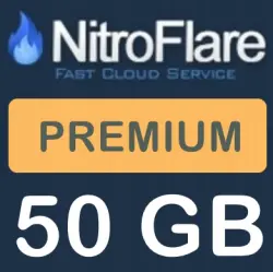 Премиум-аккаунт Nitroflare с 50 ГБ на 24 часа