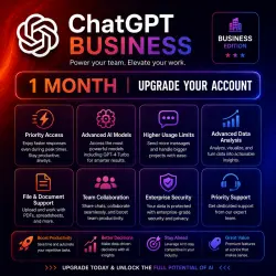 CHATGPT BUSINESS 5.6 | 1 MONTH | MONTHLY RENEWAL