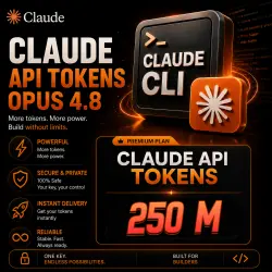 Claude API – 250 Million Tokens - Opus 4.8, Sonnet 4.6, haiku 4.5