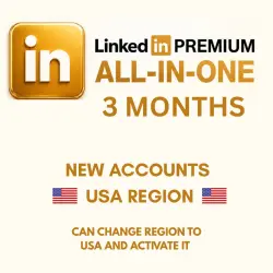LinkedIn Premium «Всё в одном» — 3 месяца (США), новый аккаунт