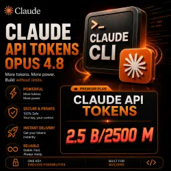 Claude API – 2.5 Billion/2500 Million Tokens - Opus 4.8, Sonnet 4.6, haiku 4.5