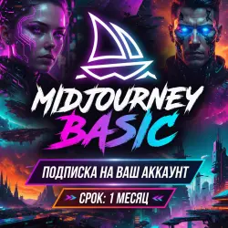 Midjourney AI Subscriptions | Подписка 1 Месяц (Basic / Standard / Pro) | НА ВАШ АККАУНТ