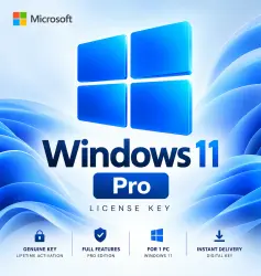 Windows 11 Pro Key - Online Activation - 1 PC Global
