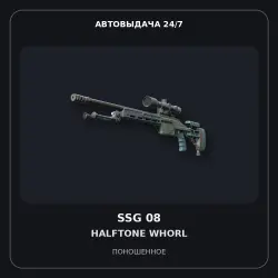 SSG 08 | Halftone Whorl | Well-Worn