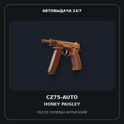 CZ75-Auto | Honey Paisley | Field-Tested