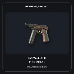 CZ75-Auto | Pink Pearl | Battle-Scarred