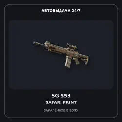 SG 553 | Safari Print | Battle-Scarred