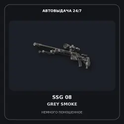SSG 08 | Grey Smoke | Minimal Wear