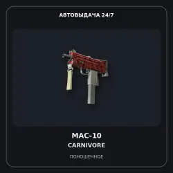 StatTrak MAC-10 | Carnivore | Well-Worn