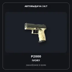 StatTrak P2000 | Ivory | Battle-Scarred
