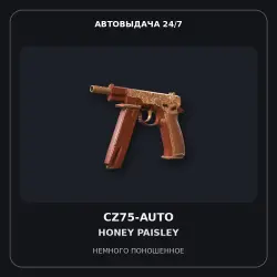 CZ75-Auto | Honey Paisley | Minimal Wear