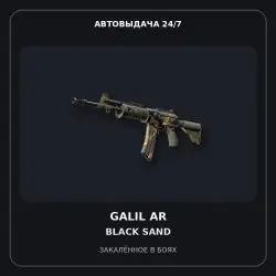 StatTrak Galil AR | Black Sand | Battle-Scarred