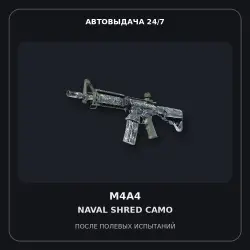 M4A4 | Naval Shred Camo | Field-Tested