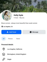 Facebook 2 year old accounts USA IP