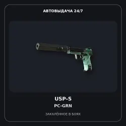 USP-S | PC-GRN | Battle-Scarred