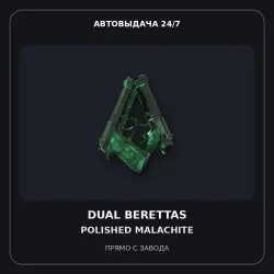 Dual Berettas | Polished Malachite | Well-Worn