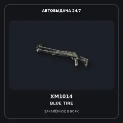 Souvenir XM1014 | Blue Tire | Battle-Scarred