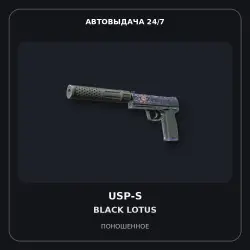 USP-S | Black Lotus | Well-Worn