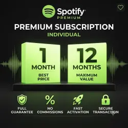 SPOTIFY PREMIUM 1-12 MONTHS ANY ACCOUNT WARRANTY