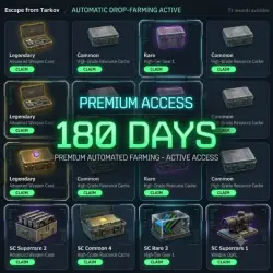 Автоматический фарм Twitch Drops в Escape from Tarkov (180 дней)