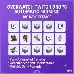 Overwatch Twitch Drops Automatic farming 180 days