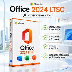 Microsoft Office 2024 | LTSK | Key + Instructions + Installation Image |