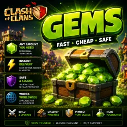 CLASH OF CLANS - 1200 gems