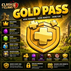 CLASH OF CLANS - GOLD PASS