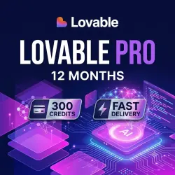 Lovable Pro Lite | 12 Months Access | 300 Credits |
