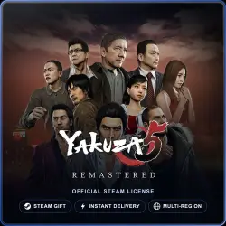 Yakuza 5 Remastered (Steam Gift) · Russia & worldwide · Auto-delivery 24/7