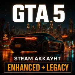GTA 5 Enhanced + Legacy • НОВЫЙ STEAM АККАУНТ + ПОЧТА