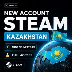 AUTO DELIVERY / NEW STEAM KAZAKHSTAN ACCOUNT | FULL ACCESS