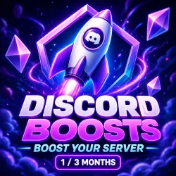 Discord server boost - 1/3 month