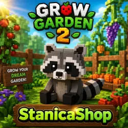 Raccoon/Енот питомец для Grow a Garden 2