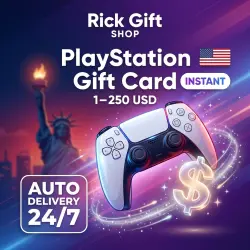 [AUTO 24/7] PSN USA $1-110 PlayStation Wallet Top-Up Code
