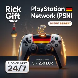 [AUTO 24/7] PSN Germany 5-250 EUR Wallet Code PlayStation