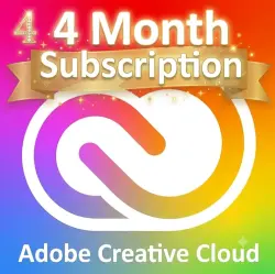 Auto-Delivery | Adobe Creative Cloud | 4 Months | Private Account