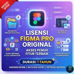 Figma Professional Edition - 1 Year Unlimited Access, Ecourses & Templates, Full Support