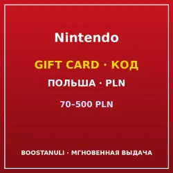 Nintendo 70–500 PLN (Poland) — code