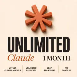 Claude AI UNLIMITED [1 MONTH] • Latest Models + All AI • Key (Lovable Gateway)