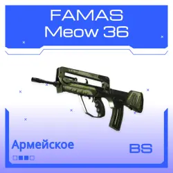 FAMAS | Meow 36 (Battle-Scarred)
