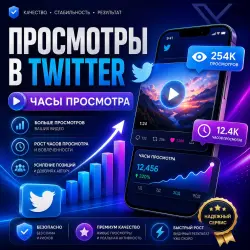 Просмотры Twitter / часы просмотра
