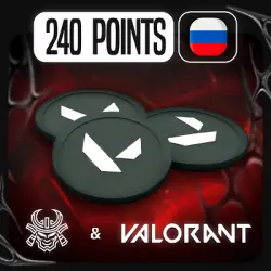 | samuraj | VALORANT POINTS 240 VP RUSSIA CODE GIFT CARD RU