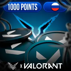 | xLelush | VALORANT POINTS 1000 VP RUSSIA CODE GIFT CARD RU