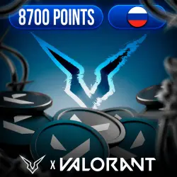 | xLelush | VALORANT POINTS 8700 VP RUSSIA CODE GIFT CARD RU