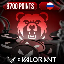 | xLelush | VALORANT POINTS 8700 VP RUSSIA CODE GIFT CARD RU