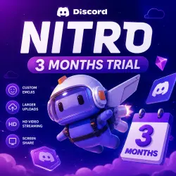 Discord Nitro 3 Months Trial Global
