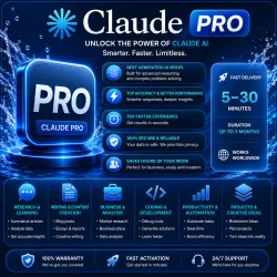 Claude Subscription | Claude Pro | 1M | FULL WARRANTY